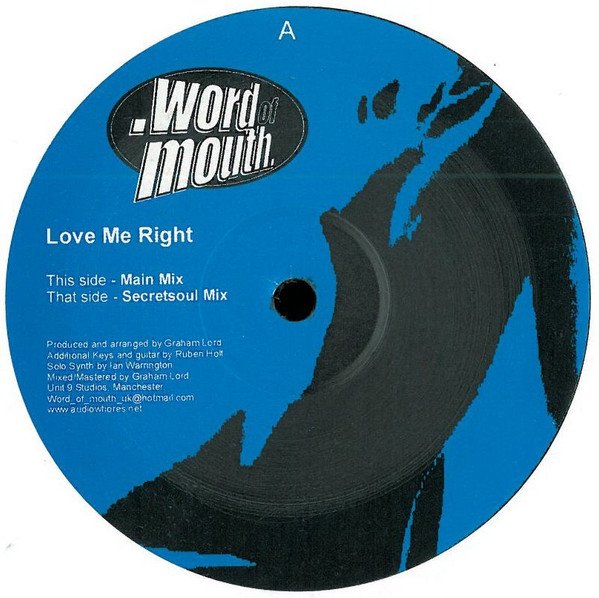 Love Me Right – Word of Mouth cover artwork